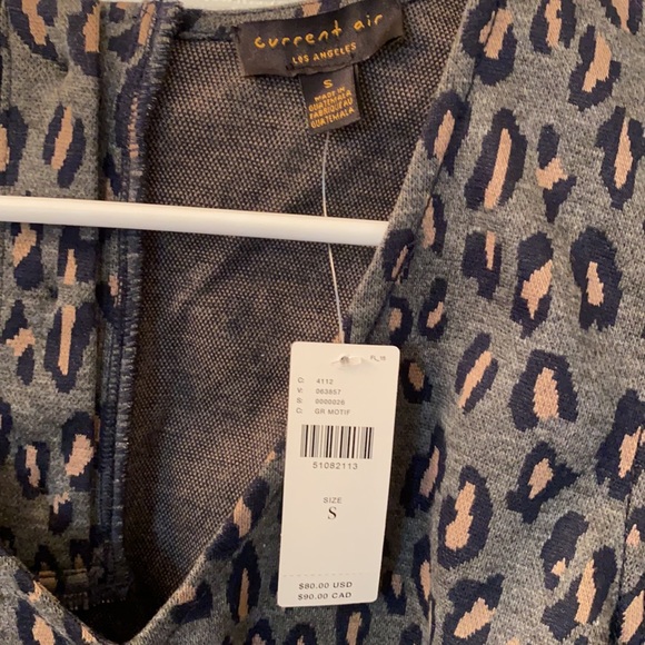 Anthropologie Current Air Structured Leopard Top - Picture 5 of 8